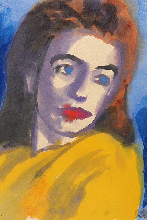 Emil Nolde - Frauenbildnis Jolanthe Nolde