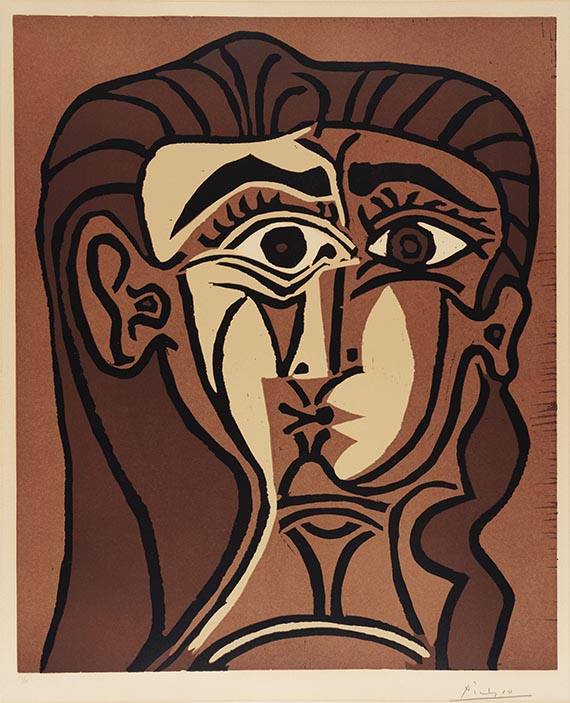 Pablo Picasso - Portrait de Jacqueline de Face II