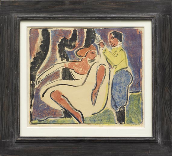Ernst Ludwig Kirchner - Russisches Tänzerpaar - Cornice