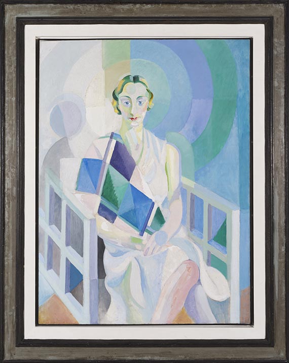 Robert Delaunay - Portrait de Madame Heim (Étude) - Cornice
